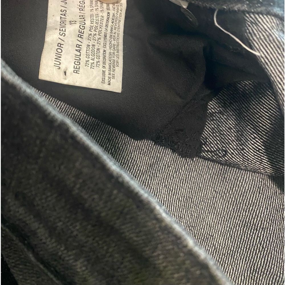 🆕 LEÍ Ashley Lowrise Skinny Black Jeans - Picture 2 of 5